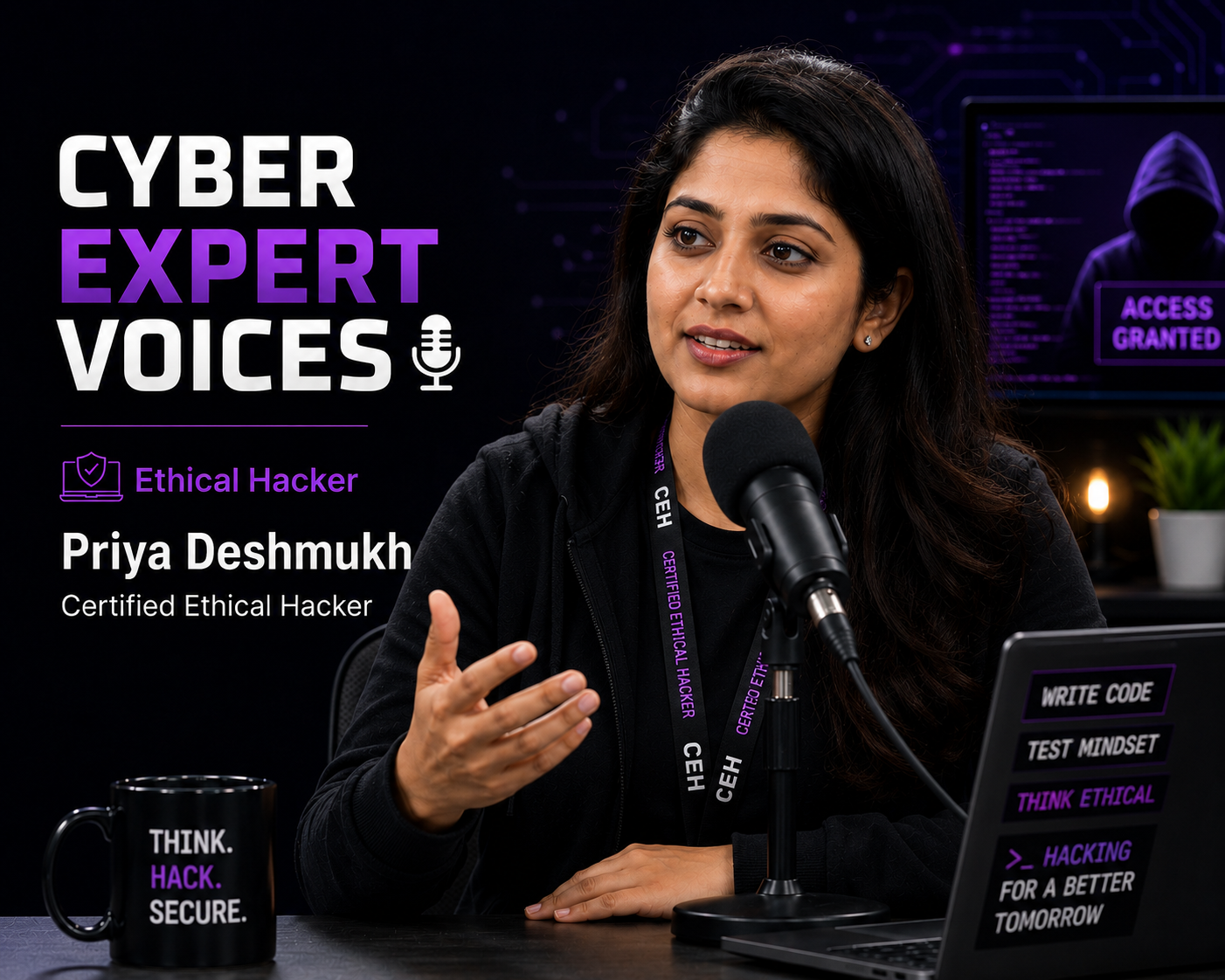 Priya Deshmukh, Certified Ethical Hacker